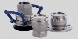 Dry-disconnect and break-away couplings